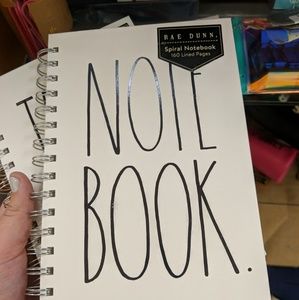 Rae Dunn Notebook